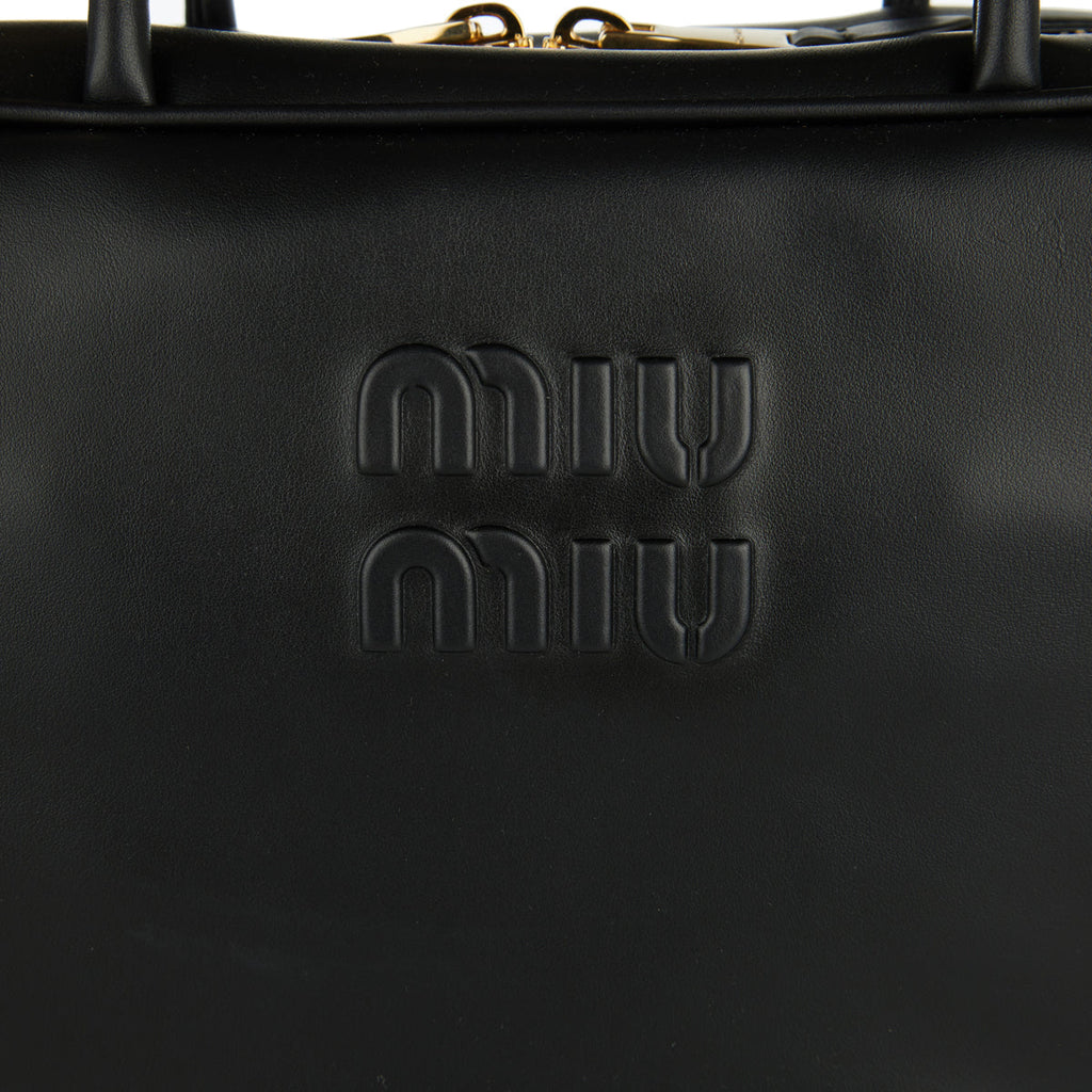 Оригінальна Beau Large Leather Bag Miu miu – збільшений вид
