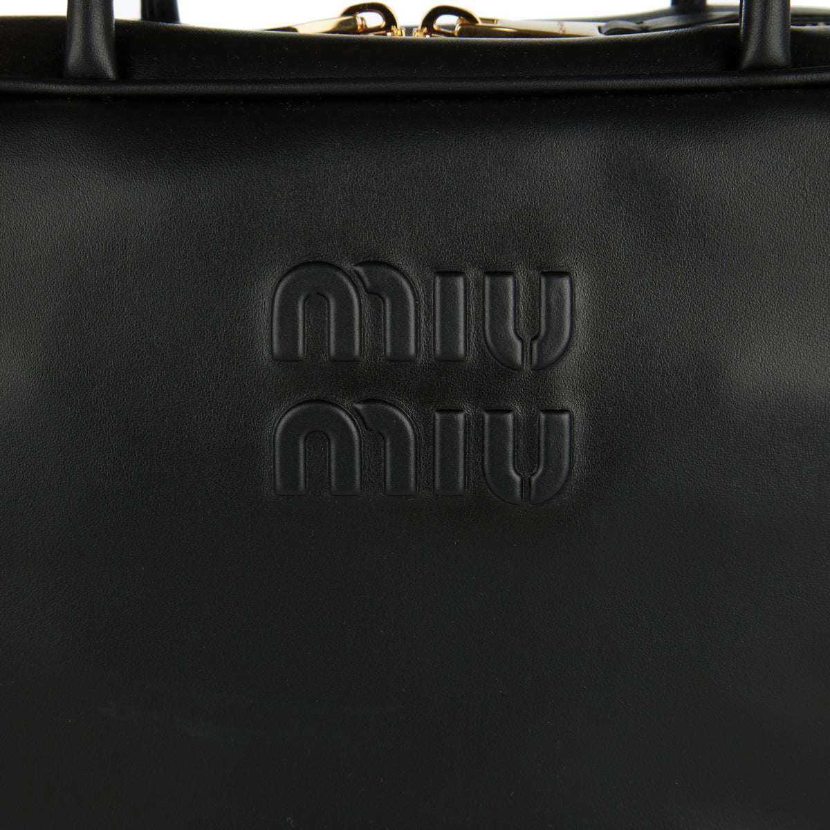Оригінальна Beau Large Leather Bag Miu miu – збільшений вид