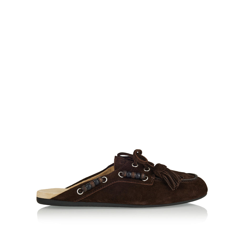 Suede Tassel Mocassin Mules Miu miu оригінал – Купити в Україні – боковий вид
