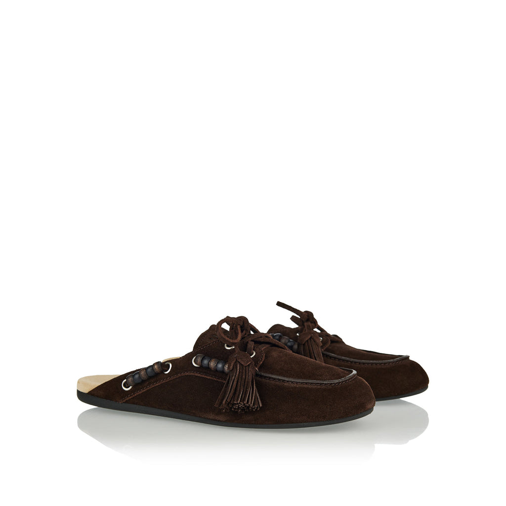 Suede Tassel Mocassin Mules Miu miu оригінал – Купити в Україні – вид ззаду