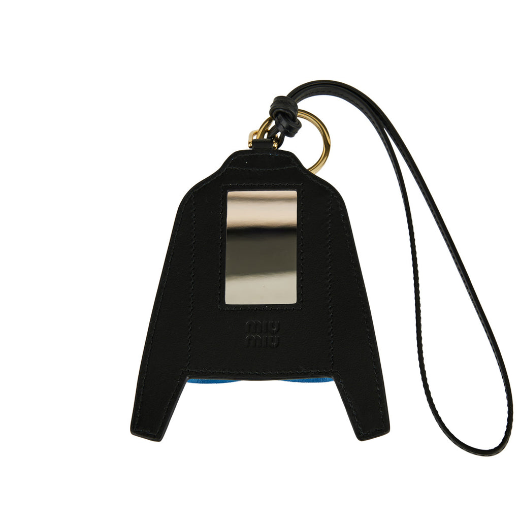Logo Printed Trick Keychain Miu miu оригінал – Купити в Україні – вид ззаду