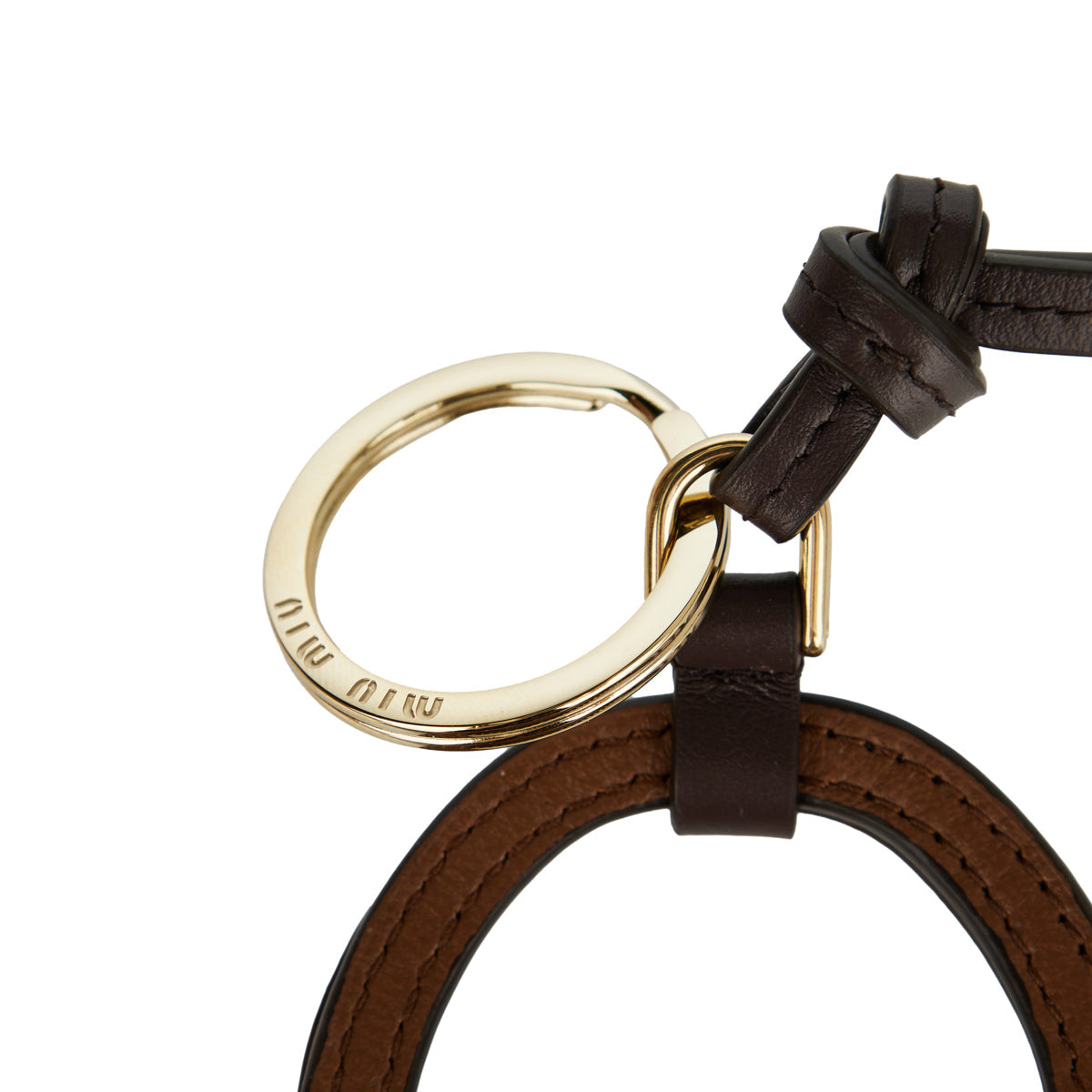 Arcadie Leather Bag Charm Miu miu – Гарантія оригінальності – детальний вид