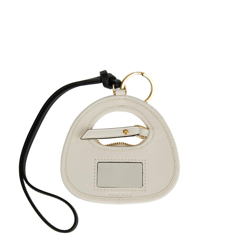 Оригінальна Wander Leather Bag Charm Miu miu – вид ззаду