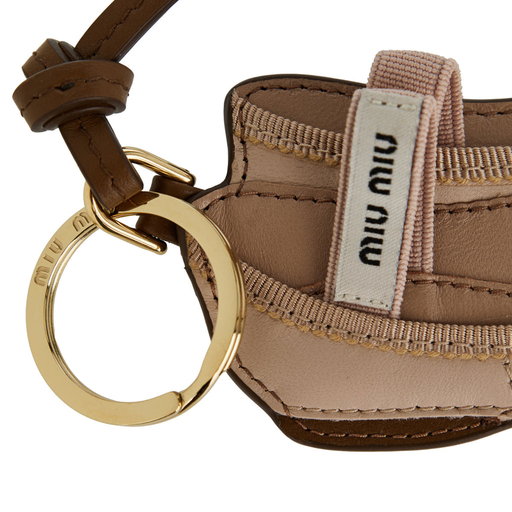 Miu Ballet Leather Keychain Accessory Miu miu – Гарантія оригінальності – детальний вид