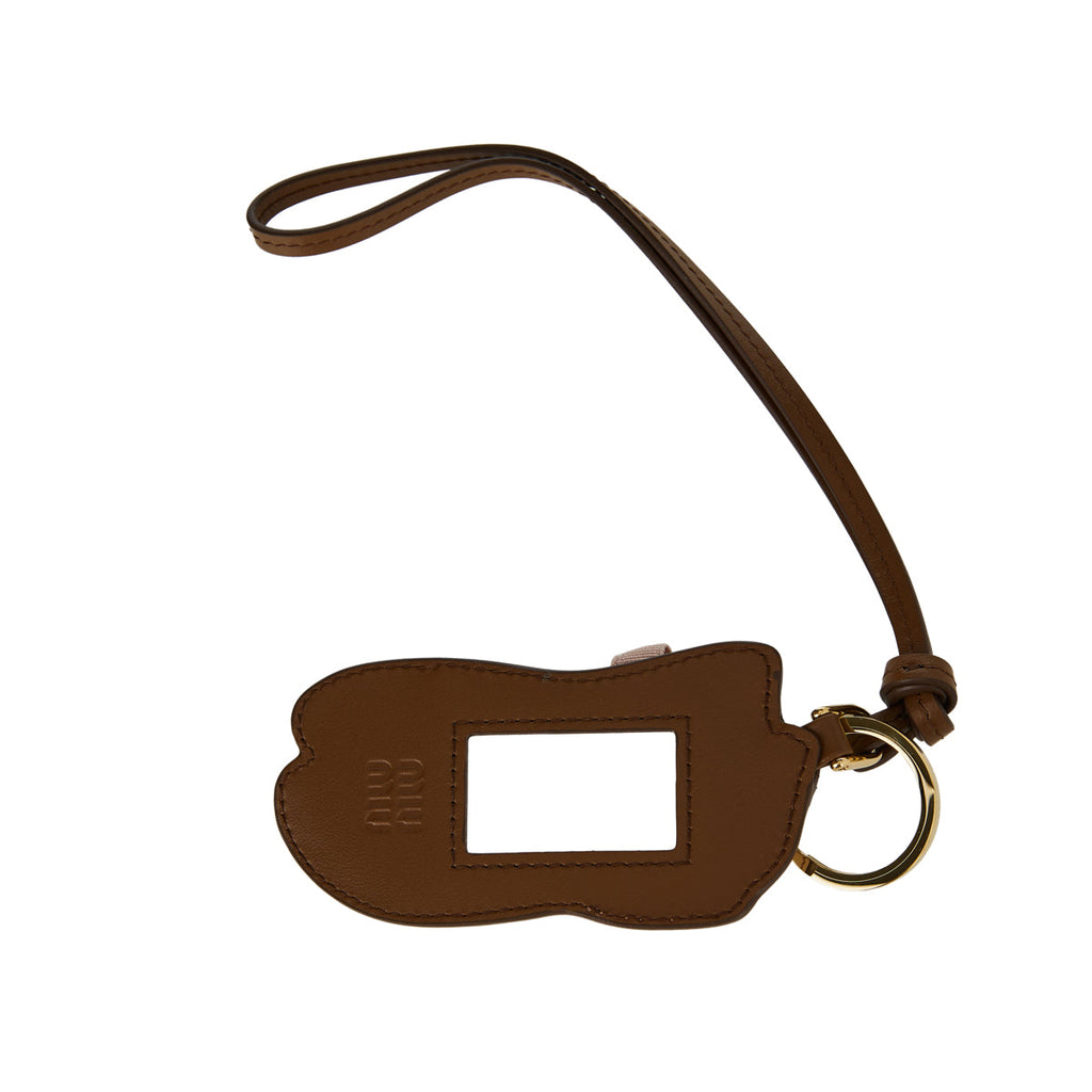 Miu Ballet Leather Keychain Accessory Miu miu – Гарантія оригінальності – вид ззаду