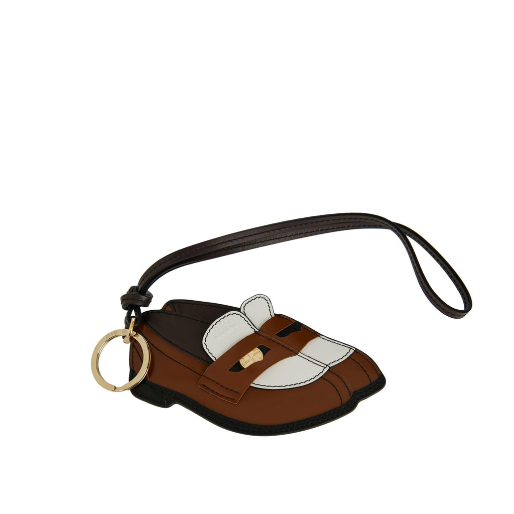 Penny Loafer Leather Keychain Accessory Miu miu оригінал – Купити в Україні – боковий вид