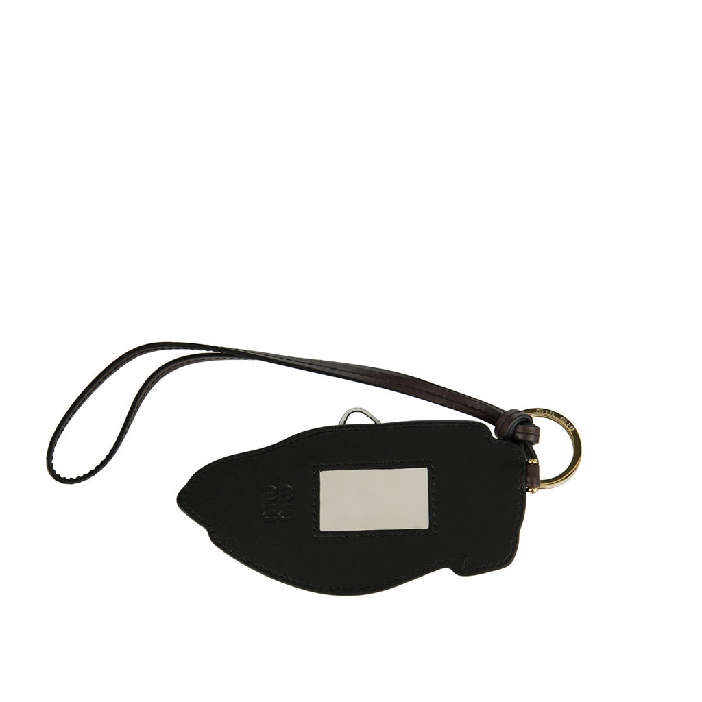 Penny Loafer Leather Keychain Accessory Miu miu оригінал – Купити в Україні – вид ззаду