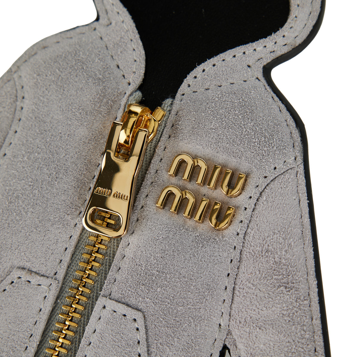 Оригінальна Miu Hoodie Leather Keychain Accessory Miu miu – детальний вид