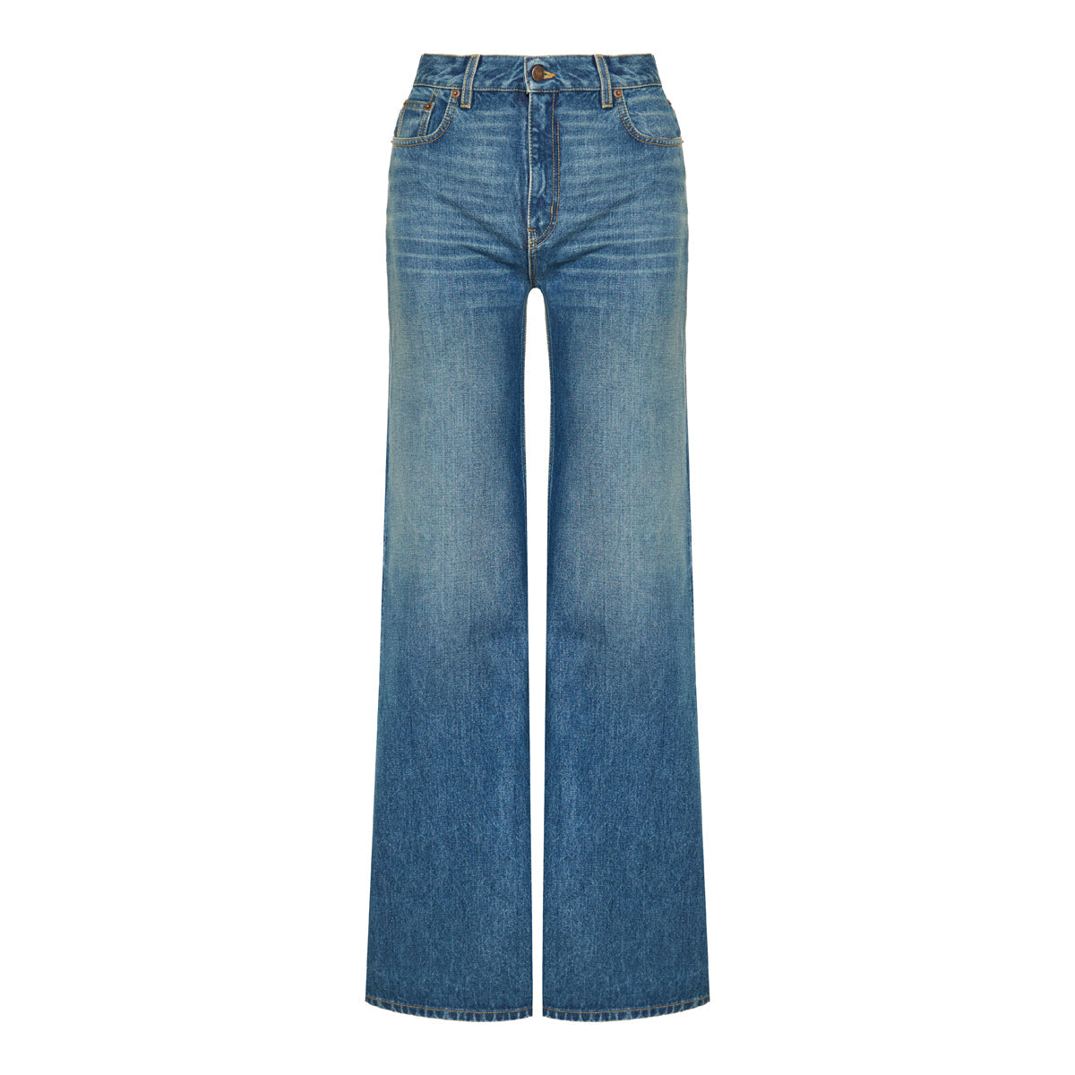 Wide Leg Denim Jeans Chloe – Гарантія оригінальності – боковий вид