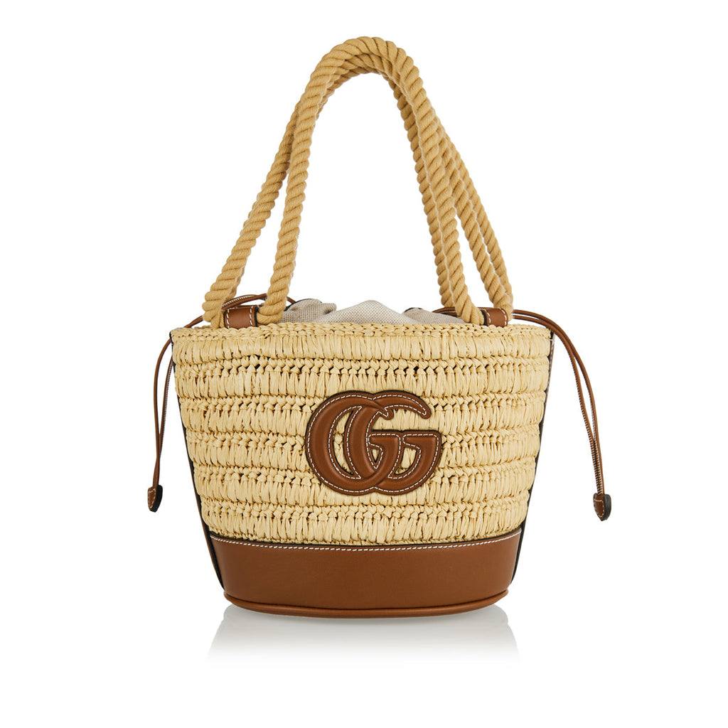 Woven Mini Bucket Bag Gucci оригінал – Купити в Україні – боковий вид