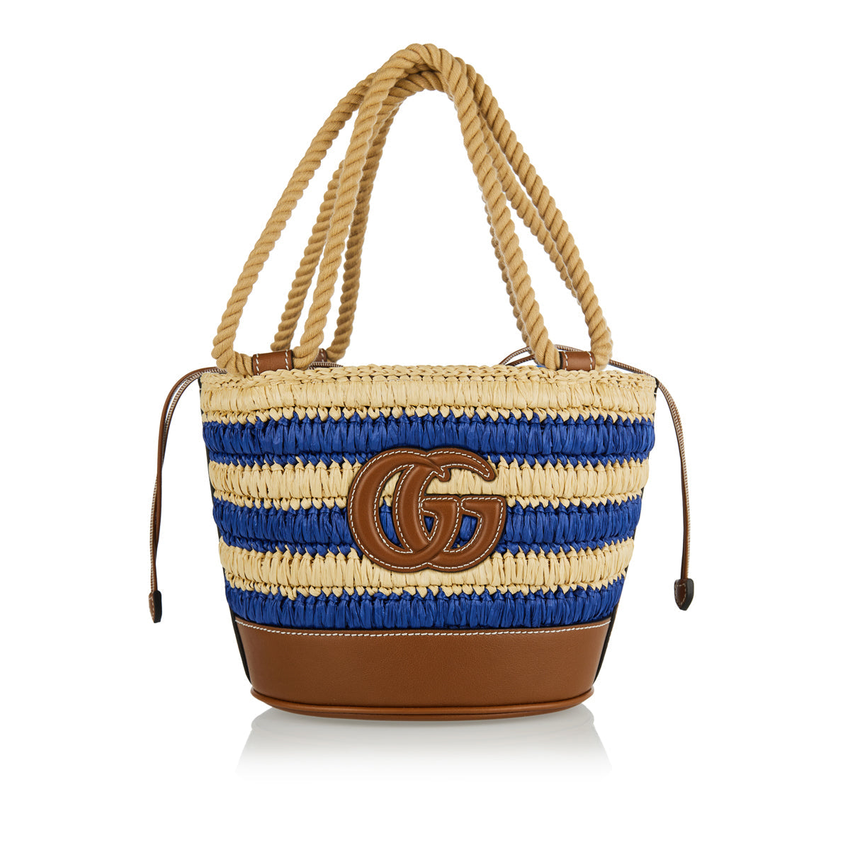 Woven Mini Bucket Bag Gucci оригінал – Купити в Україні – боковий вид