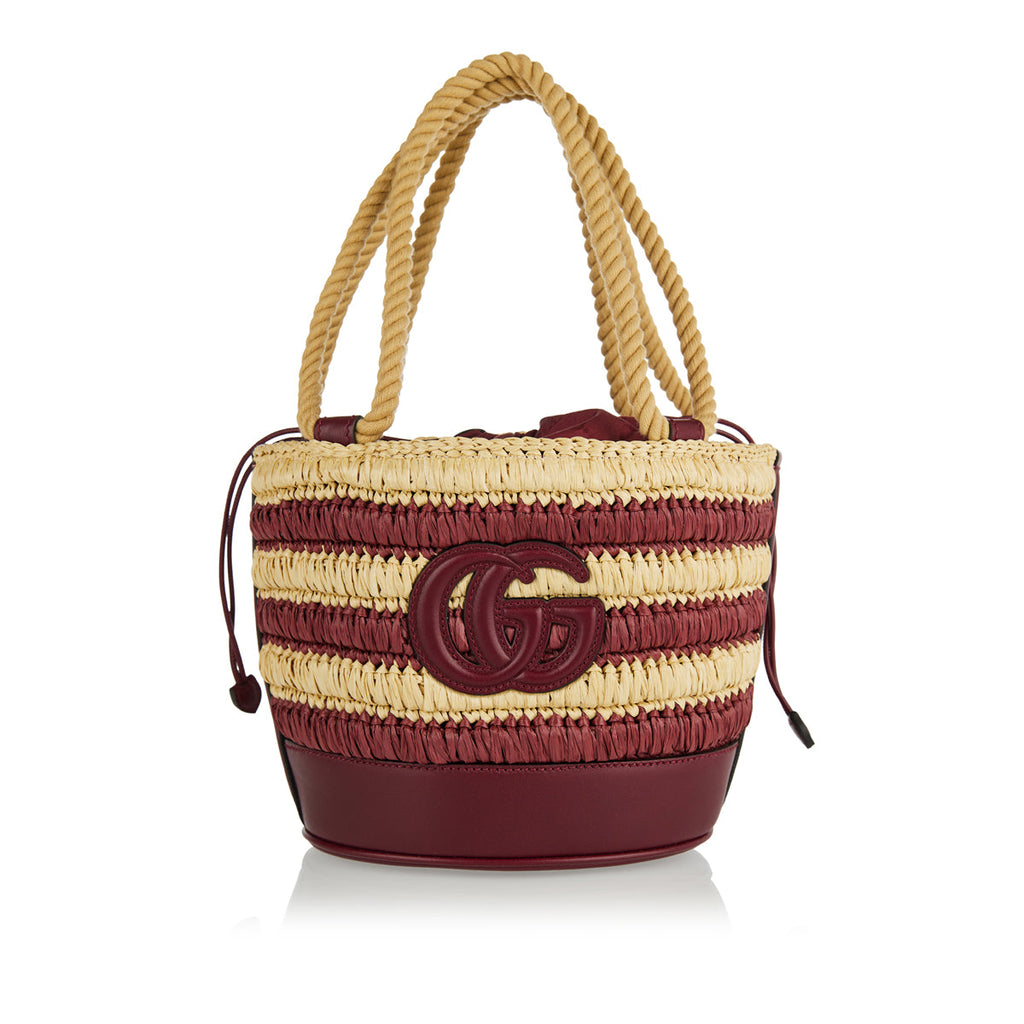 Woven Mini Bucket Bag Gucci оригінал – Купити в Україні – боковий вид