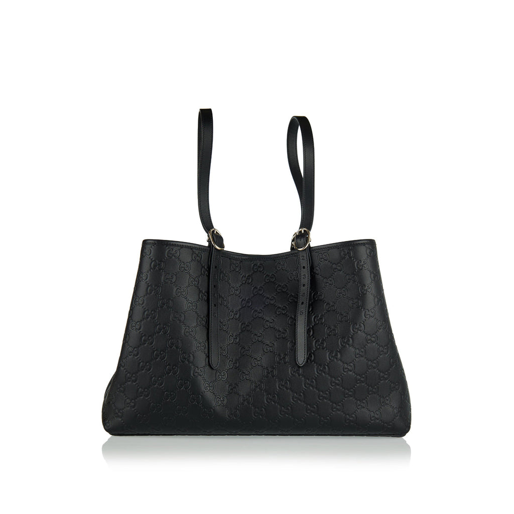 Gg Emblem Large Leather Tote Bag Gucci оригінал – Купити в Україні – детальний вид