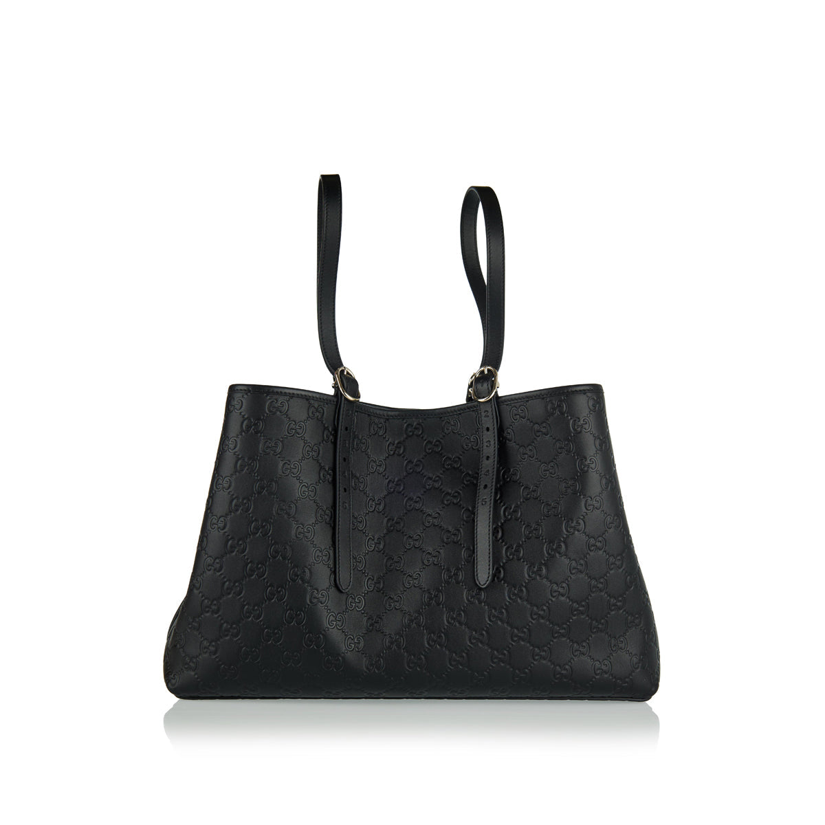 Gg Emblem Large Leather Tote Bag Gucci оригінал – Купити в Україні – детальний вид