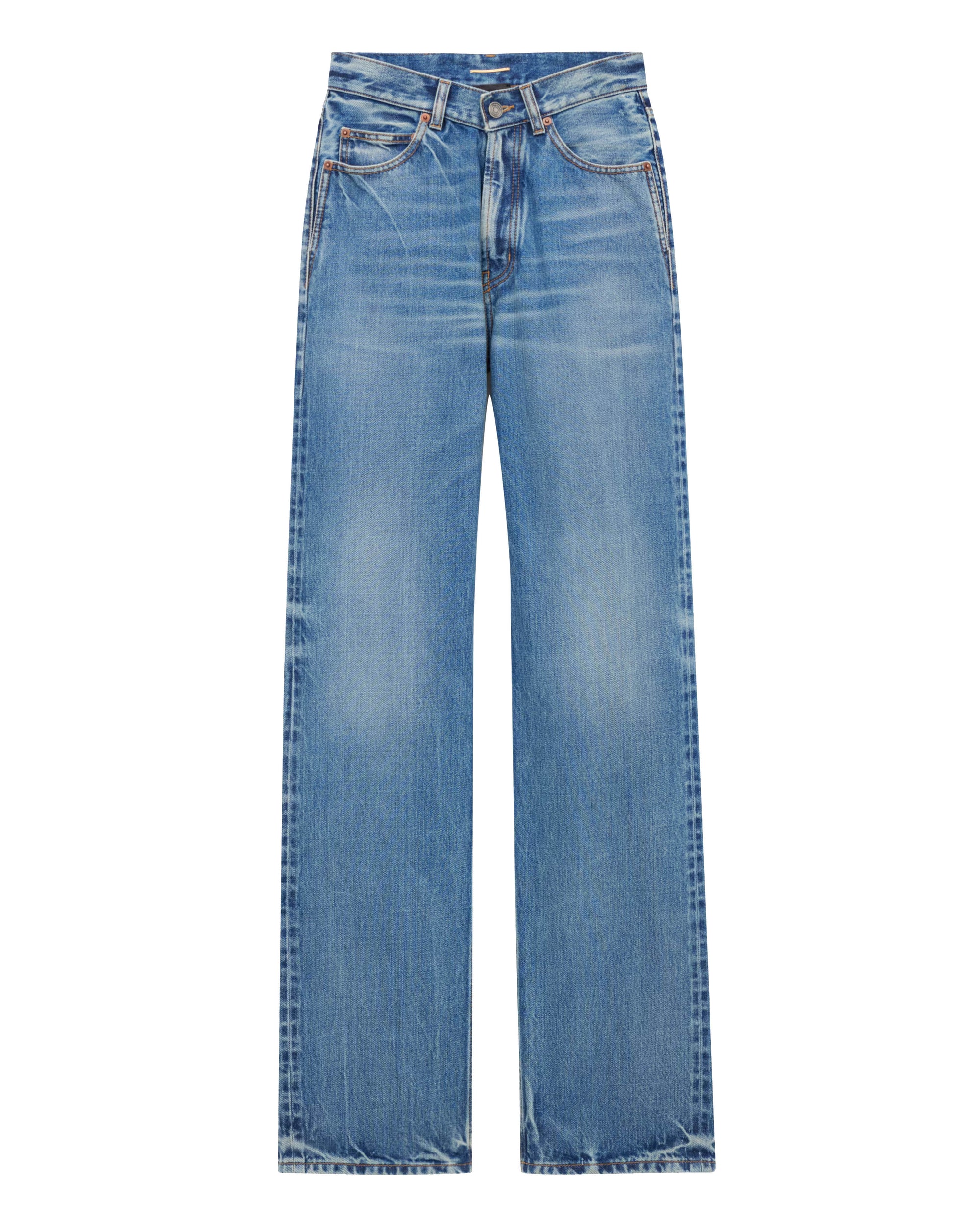 V-Waist Long Baggy Jeans Saint laurent оригінал – Купити в Україні – боковий вид