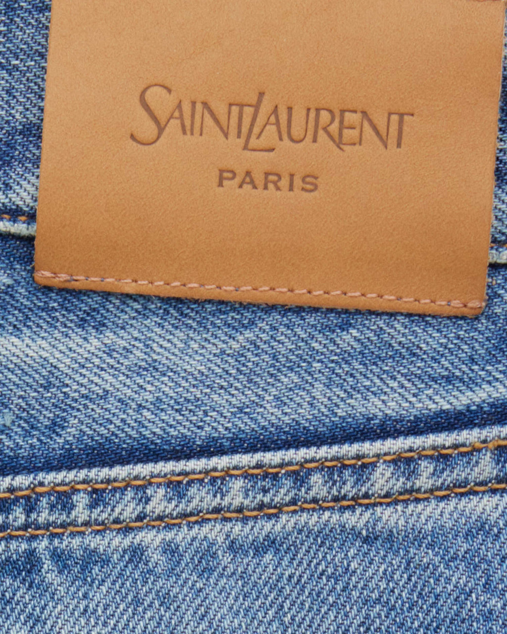 V-Waist Long Baggy Jeans Saint laurent оригінал – Купити в Україні – вид ззаду