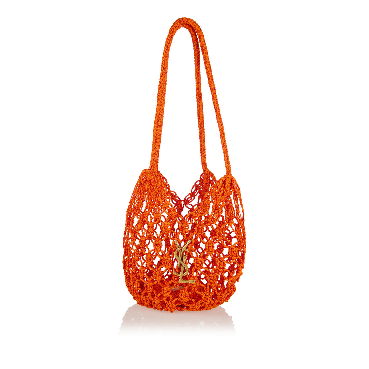 Woven Cord Shoulder Bag Saint laurent – Гарантія оригінальності – боковий вид
