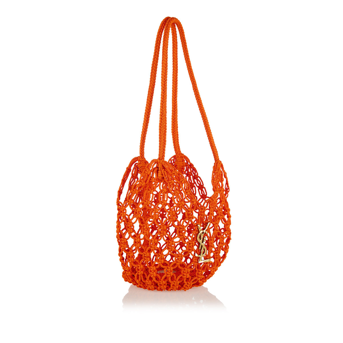 Woven Cord Shoulder Bag Saint laurent – Гарантія оригінальності – вид ззаду