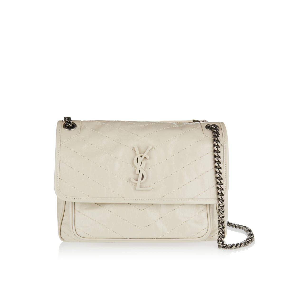 Niki Medium Leather Bag Saint laurent – Гарантія оригінальності – боковий вид