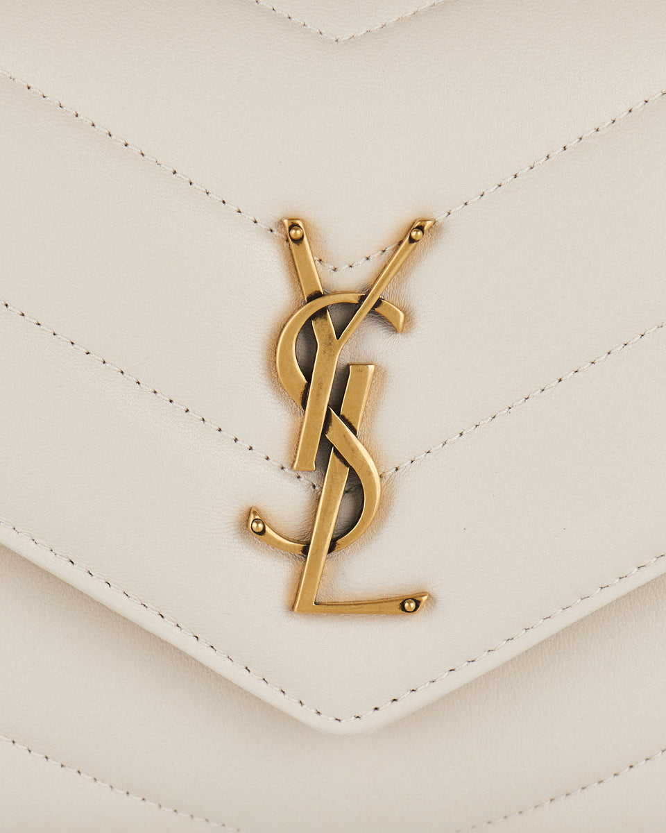 Loulou Small Matelassé Leather Shoulder Bag Saint laurent оригінал – Купити в Україні – збільшений вид