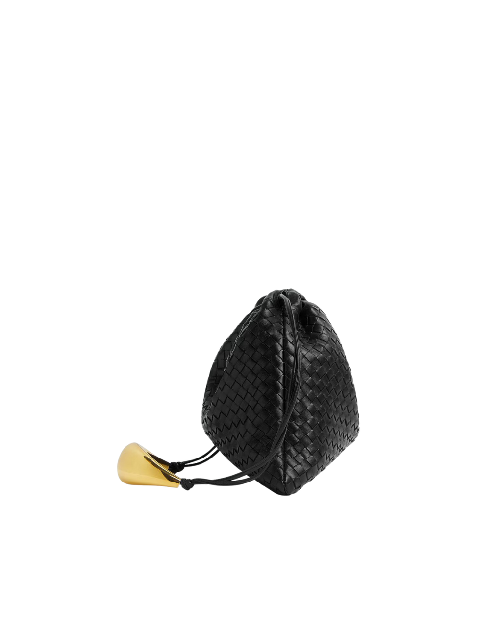 Оригінальна Dustbag Leather Top-Handle Bag Bottega veneta – боковий вид