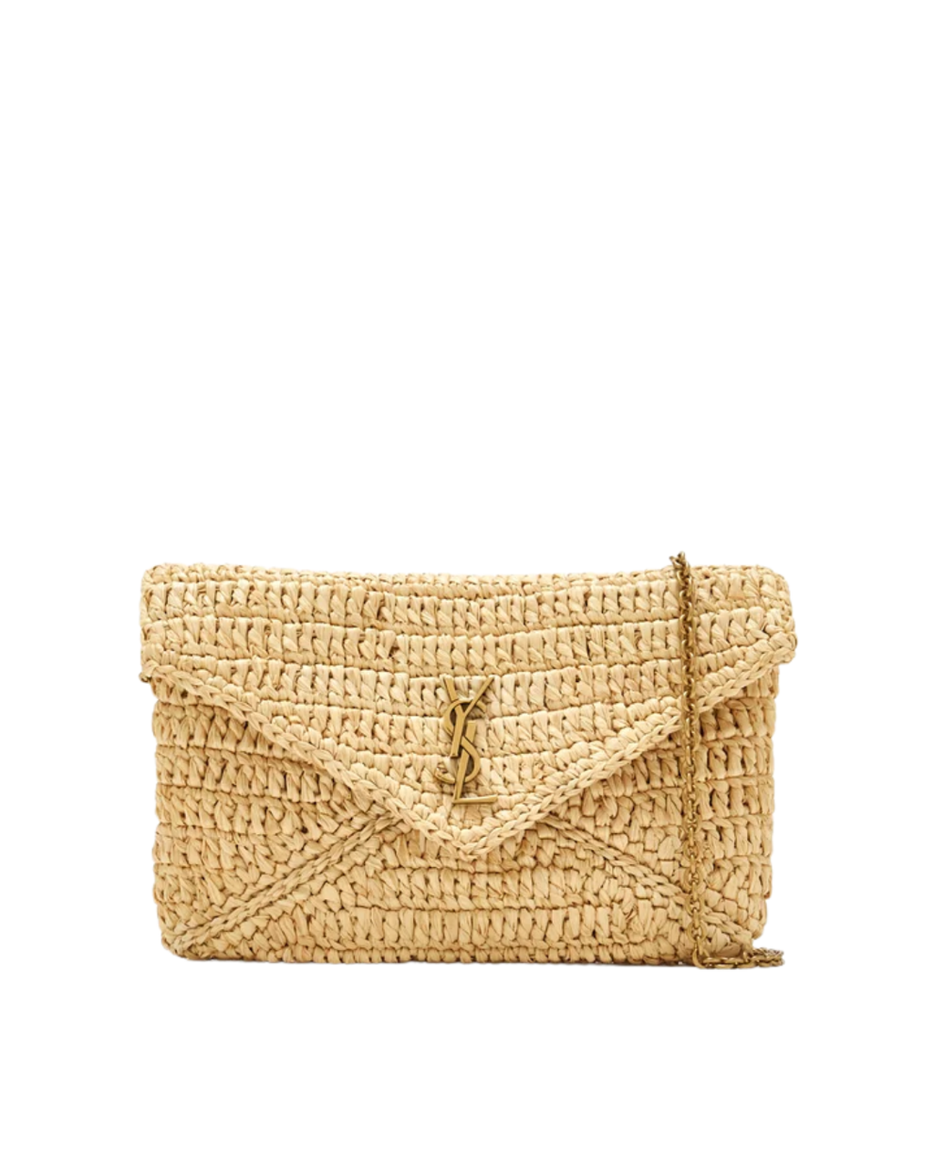 Cassandre Raffia Chain Pouch Saint laurent – Гарантія оригінальності – боковий вид