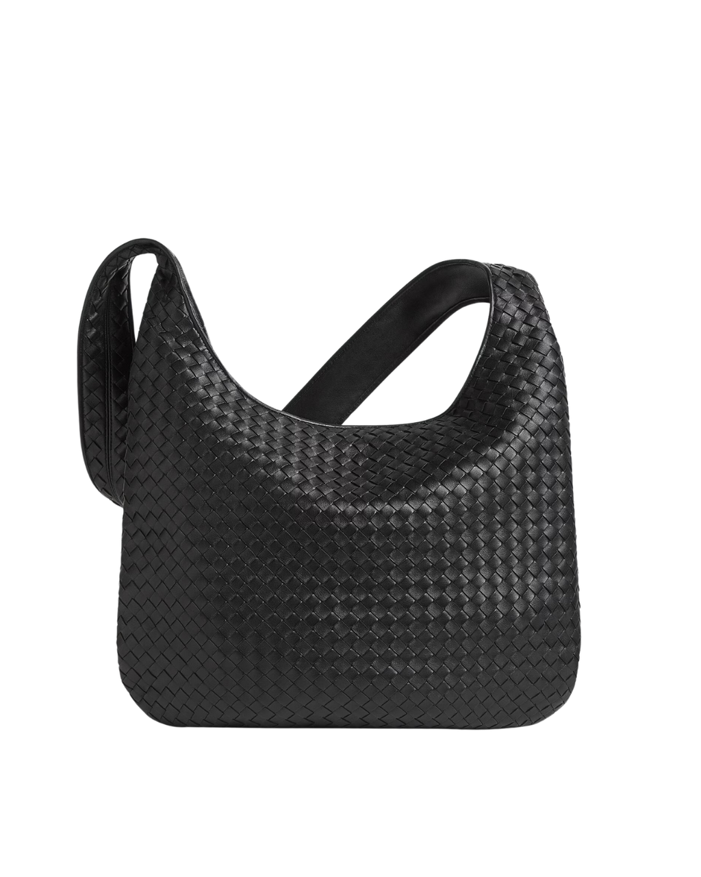 Оригінальна Veneto Large Leather Cross Body Bag Bottega veneta – боковий вид