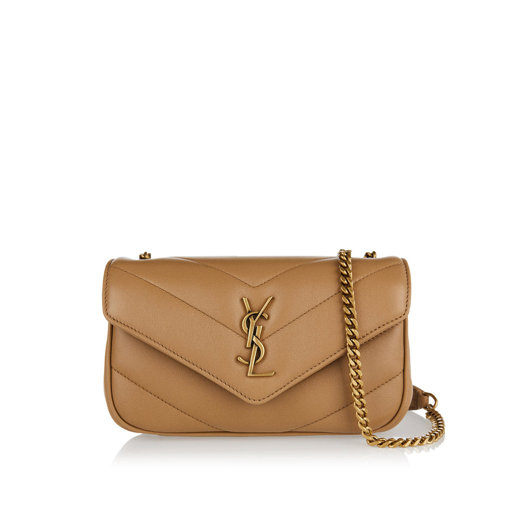 Loulou Mini Leather Bag Saint laurent оригінал – Купити в Україні – боковий вид