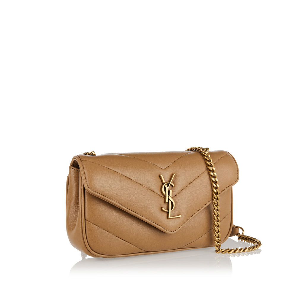 Loulou Mini Leather Bag Saint laurent оригінал – Купити в Україні – вид ззаду