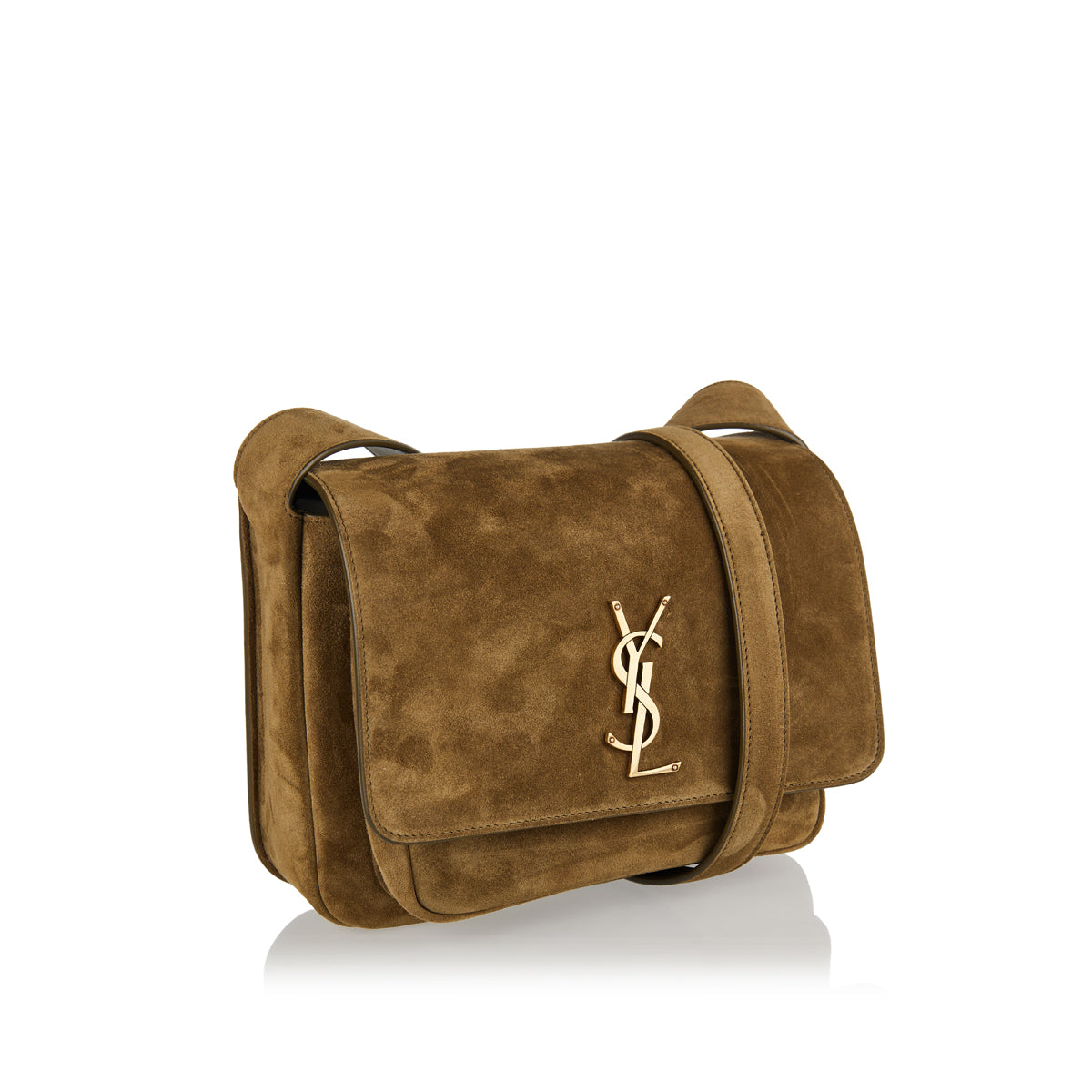 Niki Satchel Suede Bag Saint laurent – Гарантія оригінальності – вид ззаду