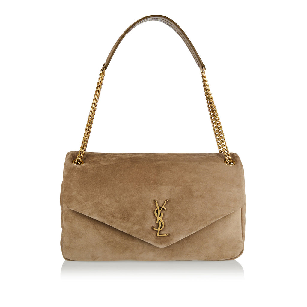 Calypso Large Suede Bag Saint laurent оригінал – Купити в Україні – боковий вид