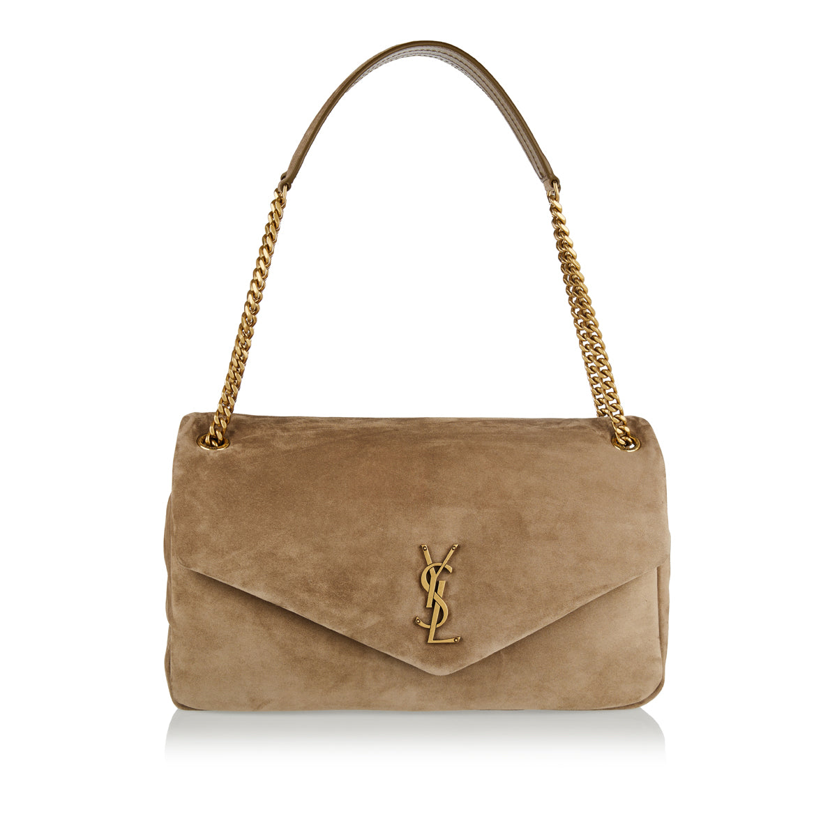 Calypso Large Suede Bag Saint laurent оригінал – Купити в Україні – боковий вид