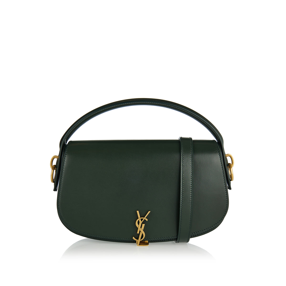 Оригінальна Voltaire Leather Top Handle Bag Saint laurent – боковий вид