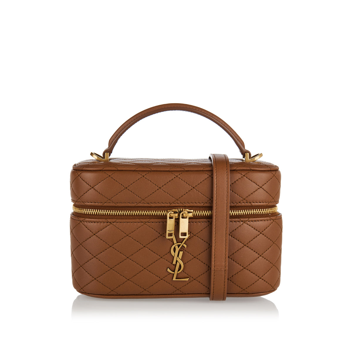 Gaby Leather Vanity Crossbody Bag Saint laurent оригінал – Купити в Україні – боковий вид