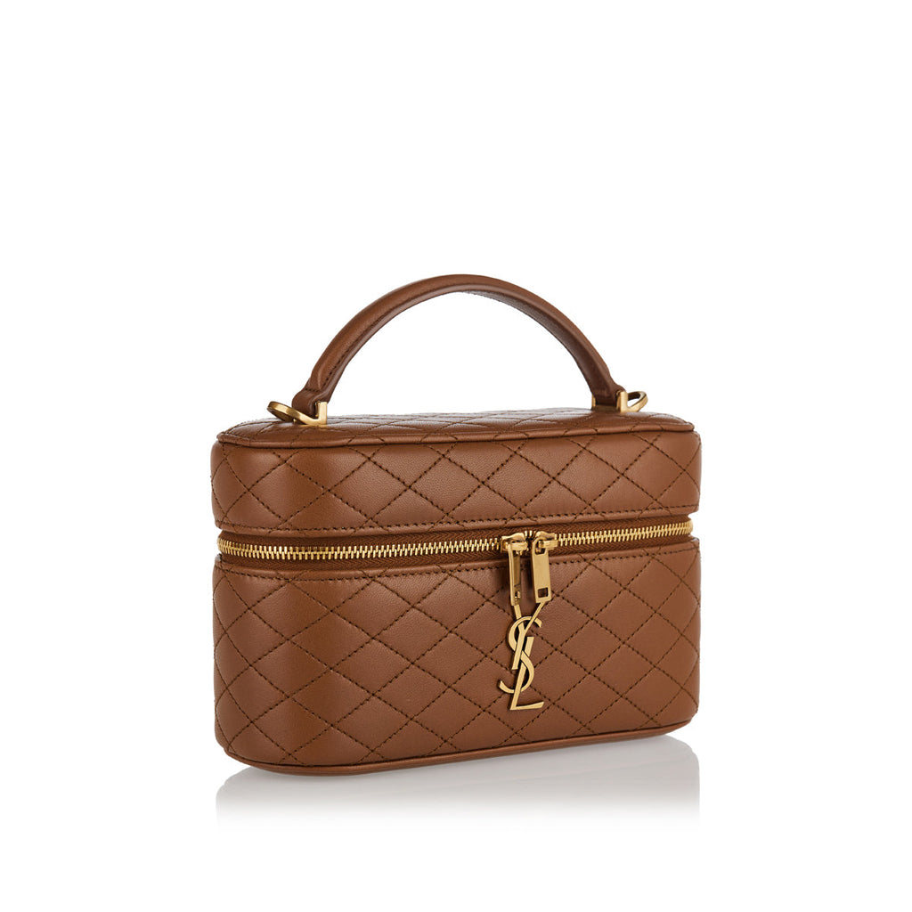 Gaby Leather Vanity Crossbody Bag Saint laurent оригінал – Купити в Україні – вид ззаду
