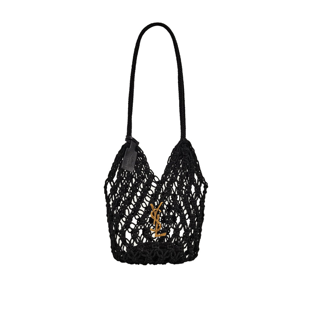 Cassandre Large Crochet Tote Bag Saint laurent оригінал – Купити в Україні – боковий вид