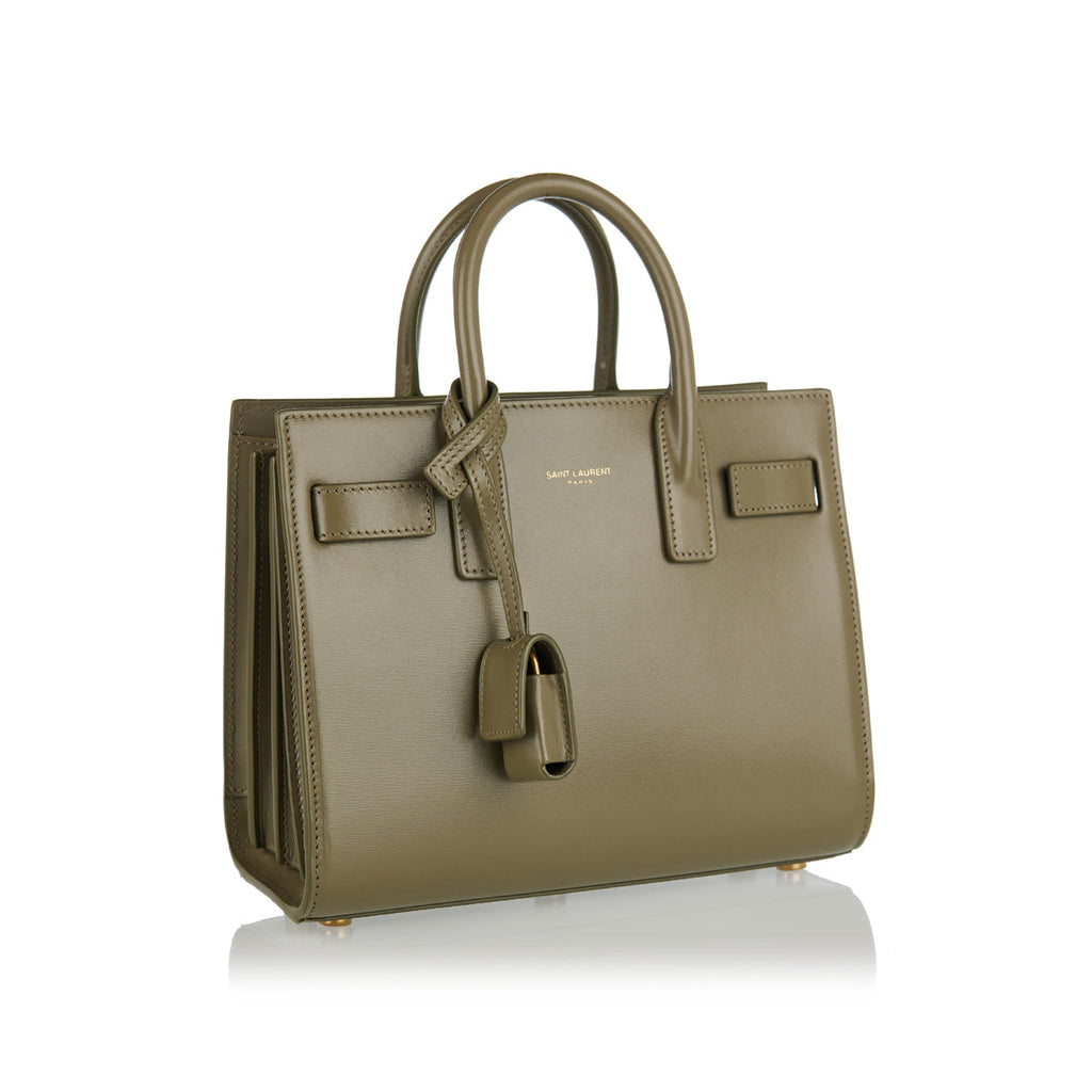 Sac De Jour Nano Leather Bag Saint laurent оригінал – Купити в Україні – вид ззаду