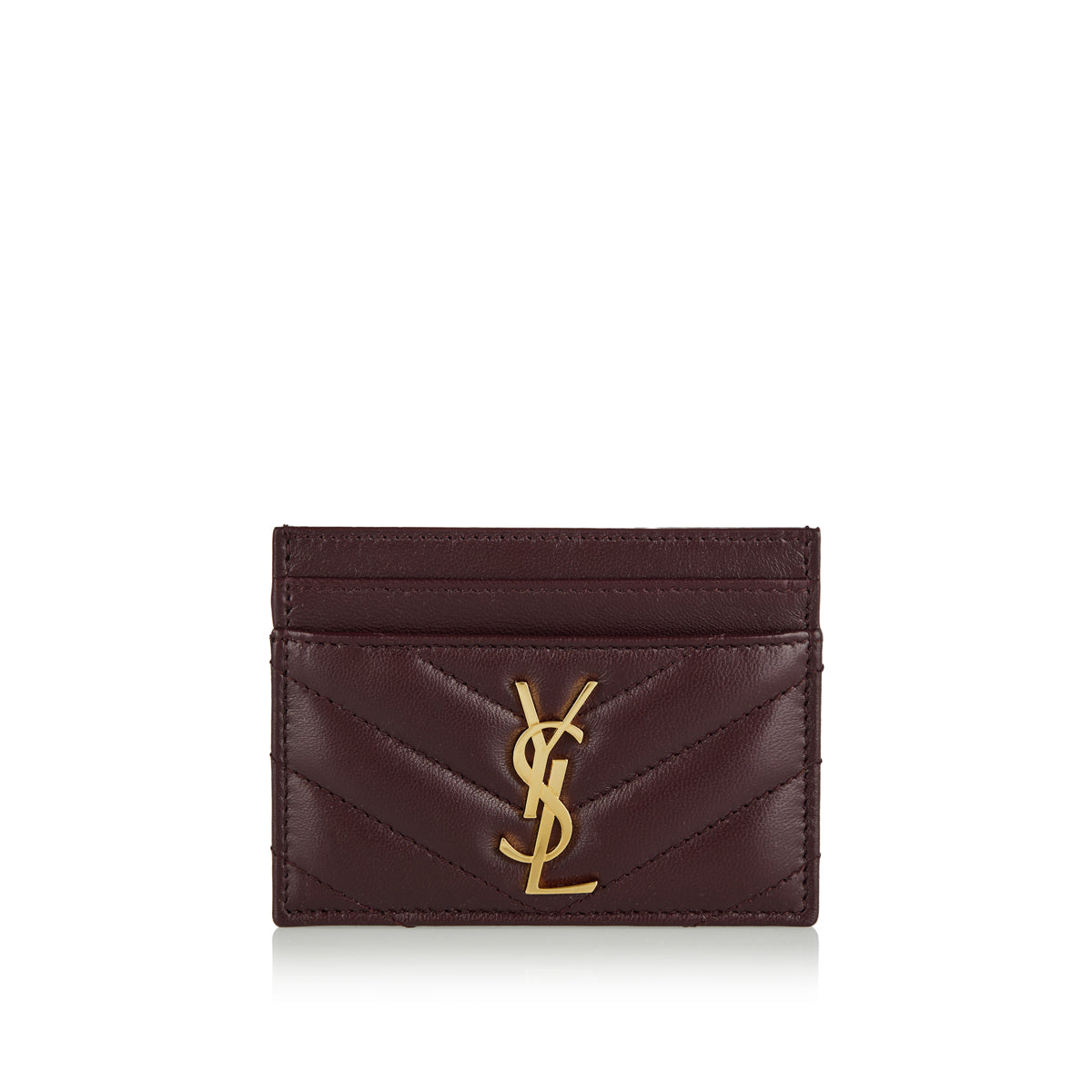 Cassandre Leather Card Case Saint laurent оригінал – Купити в Україні – боковий вид
