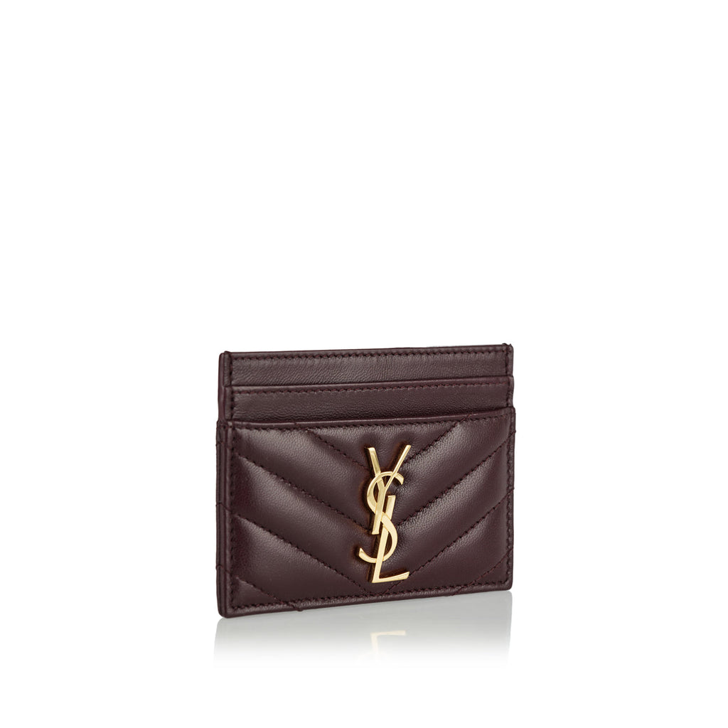 Cassandre Leather Card Case Saint laurent оригінал – Купити в Україні – вид ззаду
