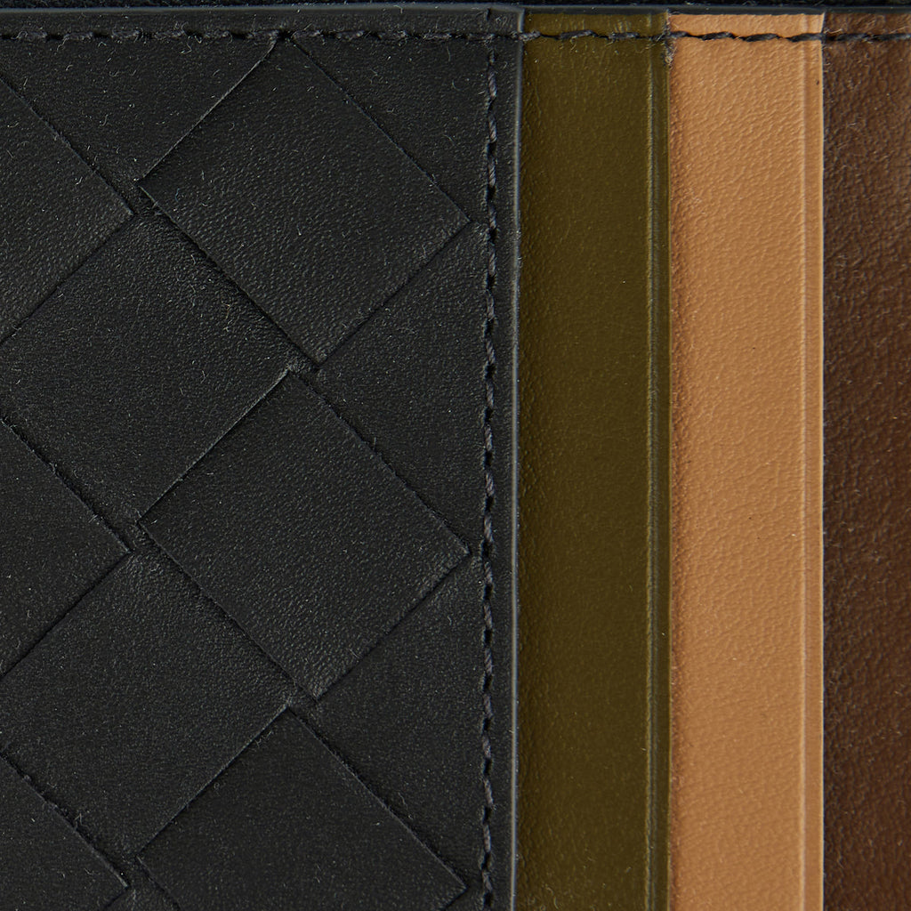 Intrecciato Zip Card Case Bottega veneta оригінал – Купити в Україні – вид ззаду