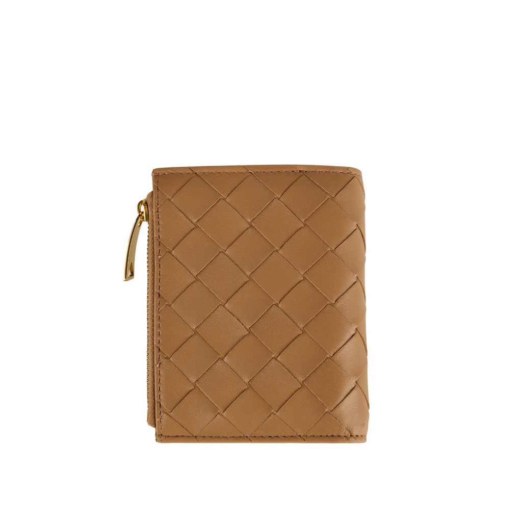 Оригінальна Intrecciato Small Bi Fold Wallet Bottega veneta – боковий вид