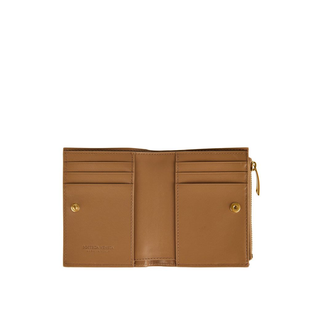 Оригінальна Intrecciato Small Bi Fold Wallet Bottega veneta – вид ззаду