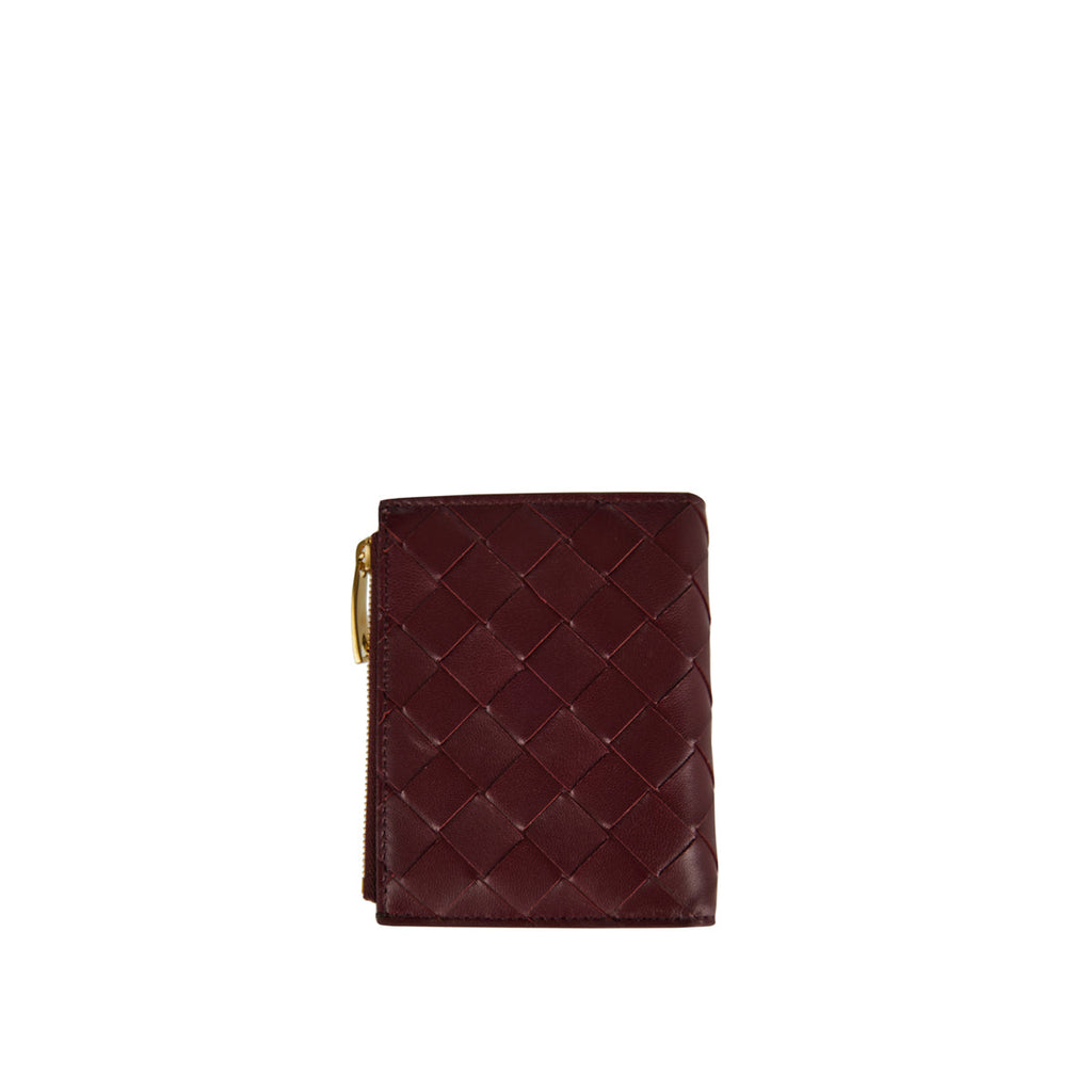 Оригінальна Intrecciato Small Bi Fold Wallet Bottega veneta – боковий вид