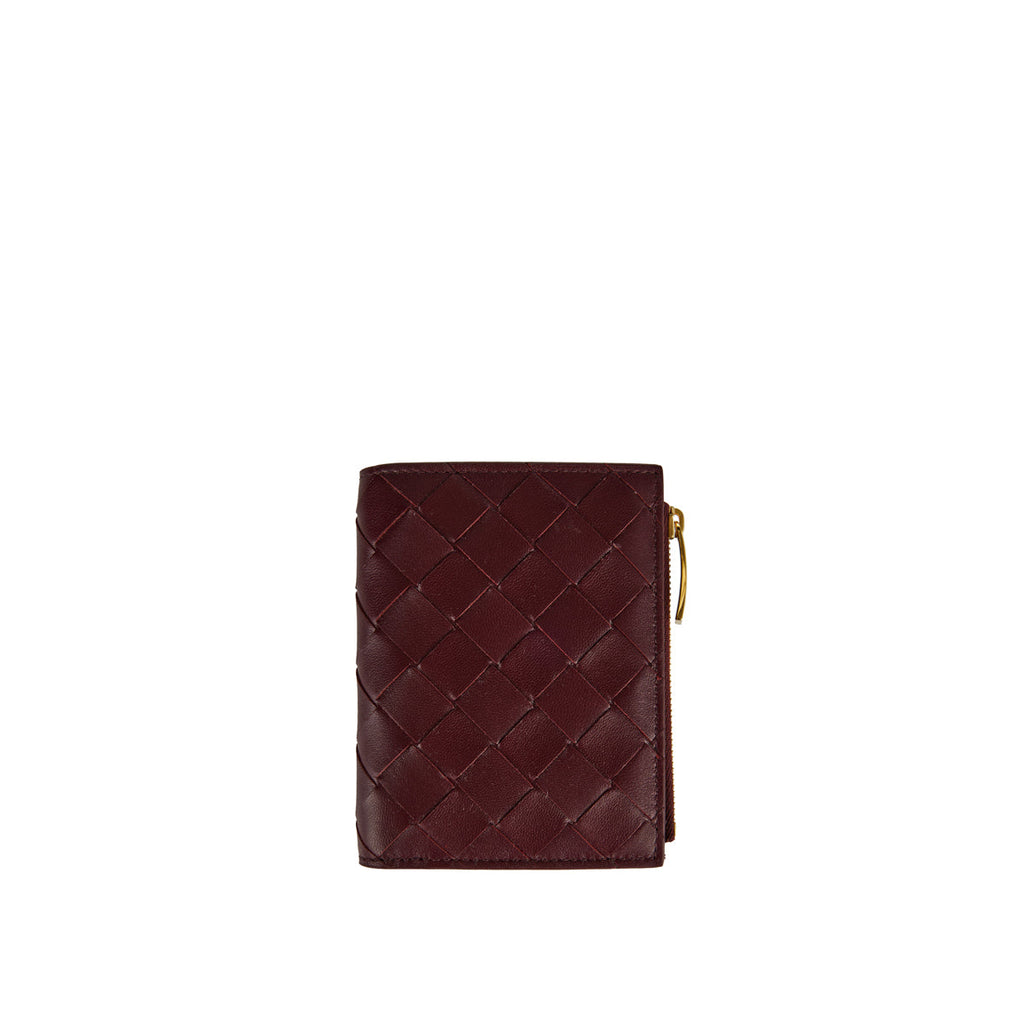 Оригінальна Intrecciato Small Bi Fold Wallet Bottega veneta – вид ззаду