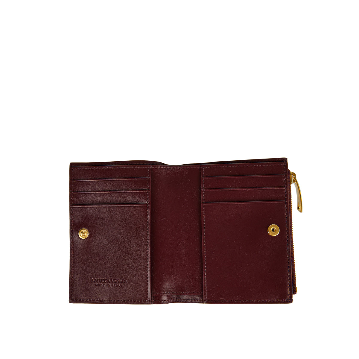 Оригінальна Intrecciato Small Bi Fold Wallet Bottega veneta – детальний вид