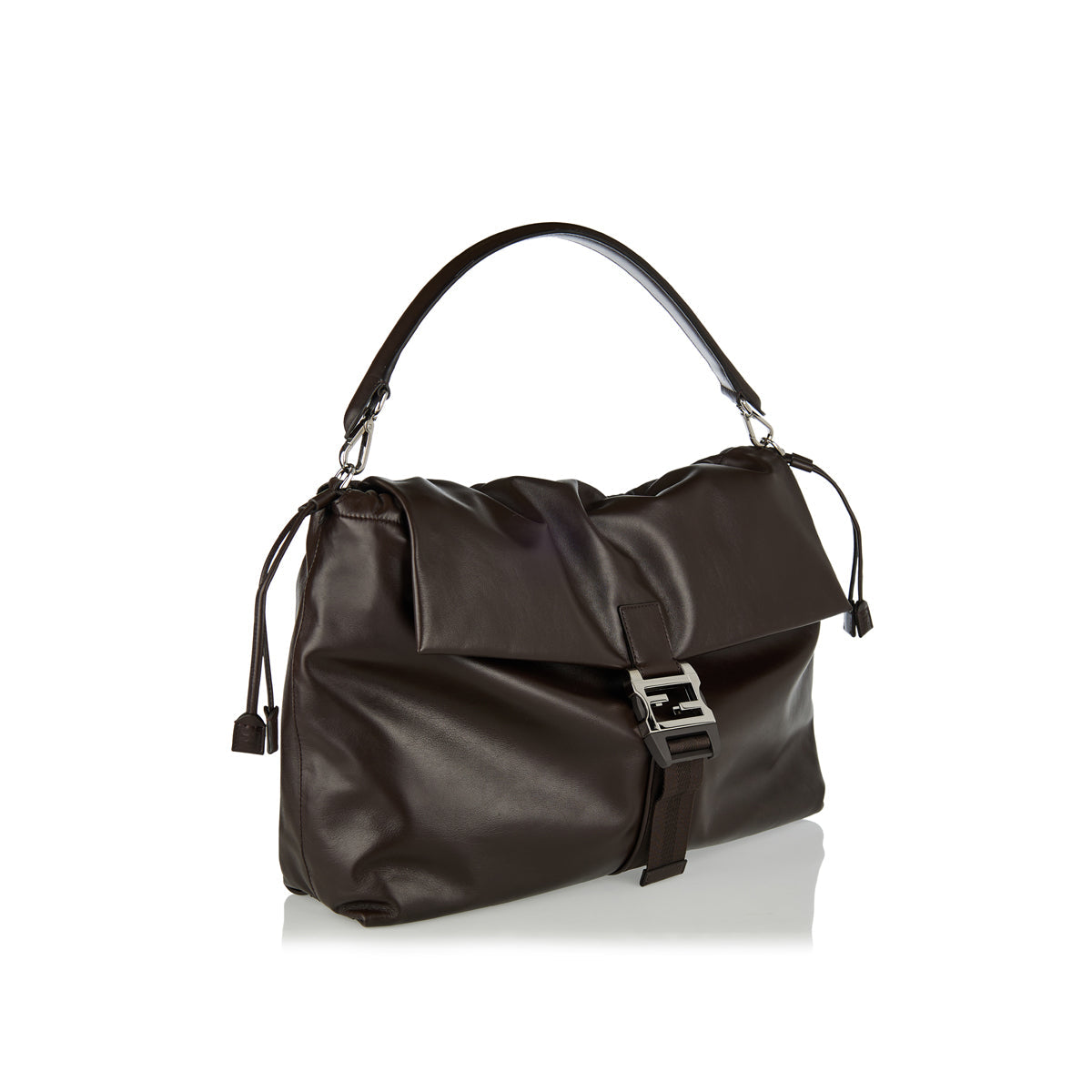 Maxi Mamma Baguette Leather Bag Fendi оригінал – Купити в Україні – вид ззаду