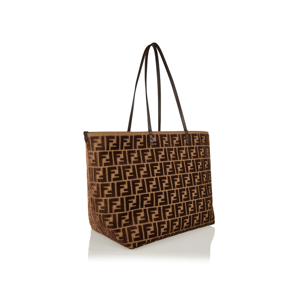 Roll Large Velvet Tote Bag Fendi оригінал – Купити в Україні – вид ззаду