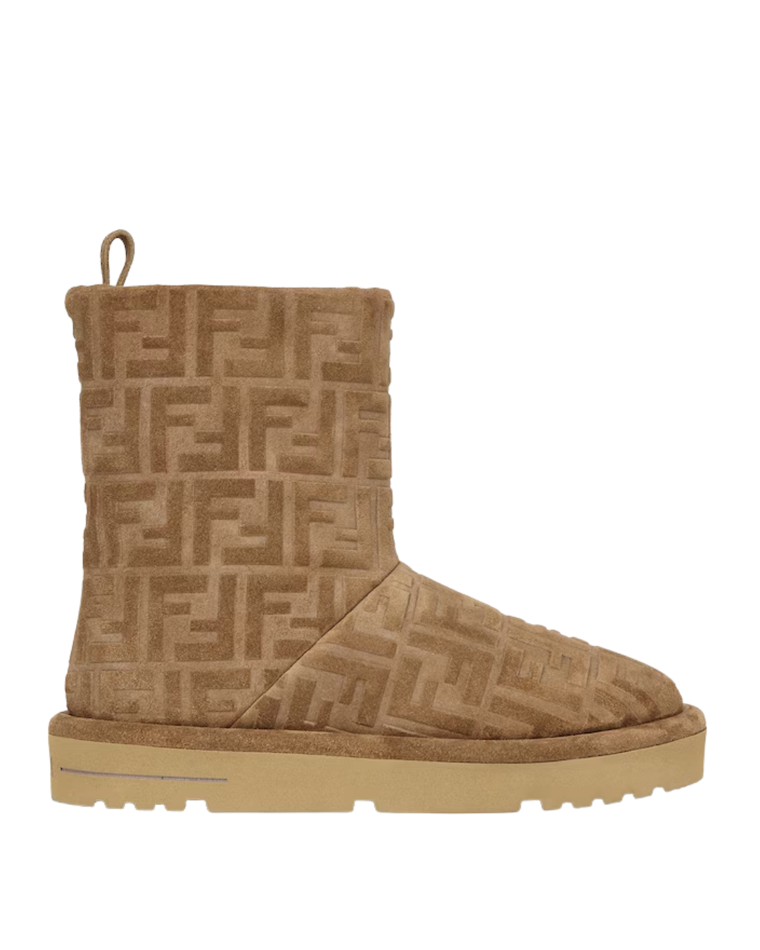Оригінальна Apres Chic Fur Low Boots Fendi – боковий вид