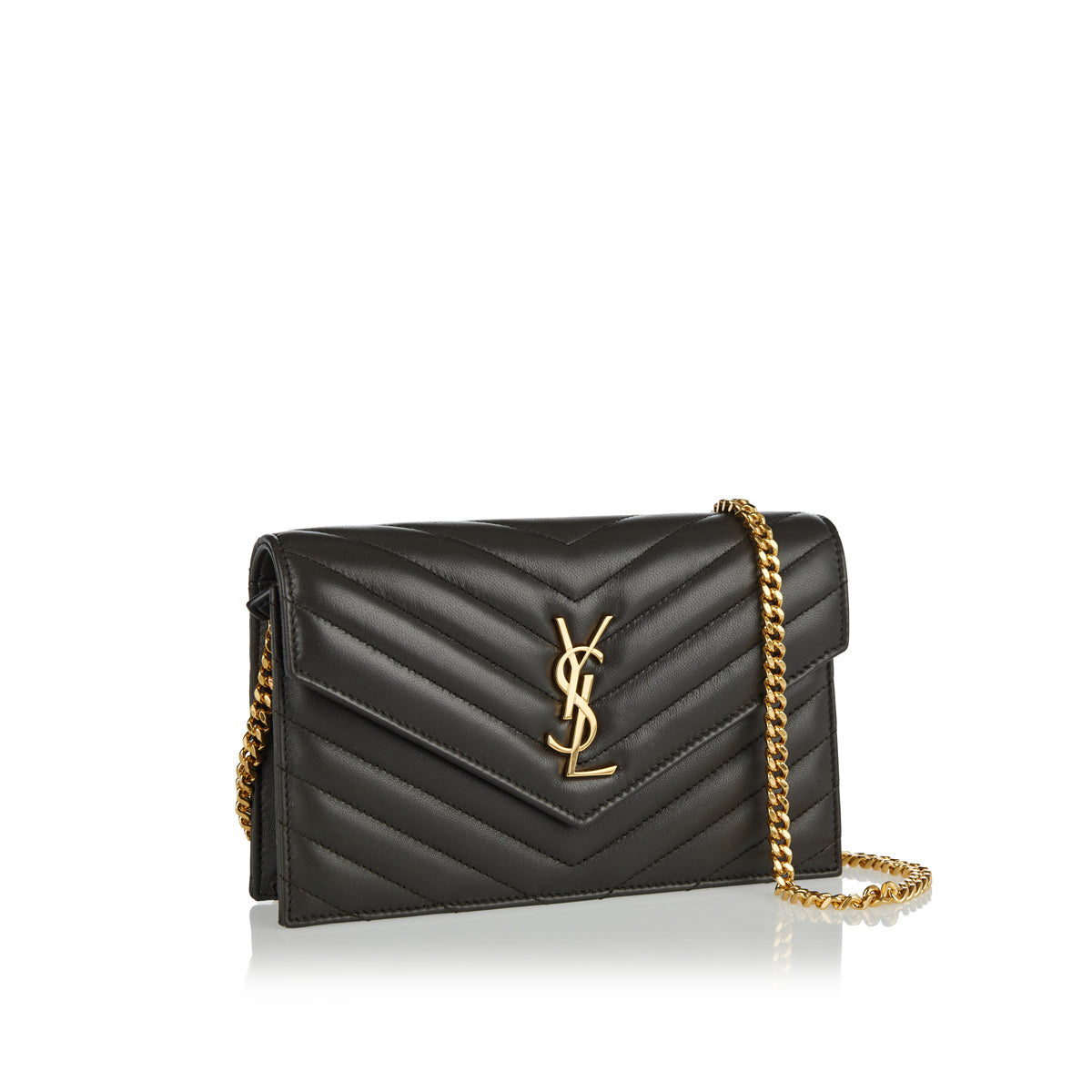 Cassandre Envelope Chain Wallet Saint laurent оригінал – Купити в Україні – вид ззаду