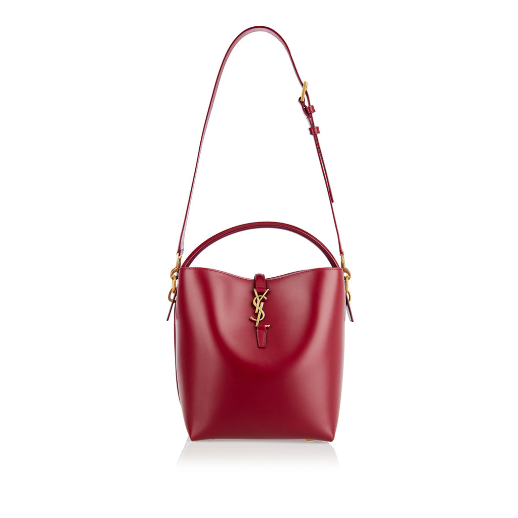 Le 37 Leather Bucket Bag Saint laurent оригінал – Купити в Україні – боковий вид